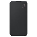 Оригинален Активен Калъф за Samsung S22 Plus, Led View Cover Book Case EF-NS906PBEGEE, Черен