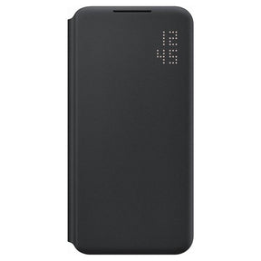 Оригинален Активен Калъф за Samsung S22 Plus, Led View Cover Book Case EF-NS906PBEGEE, Черен