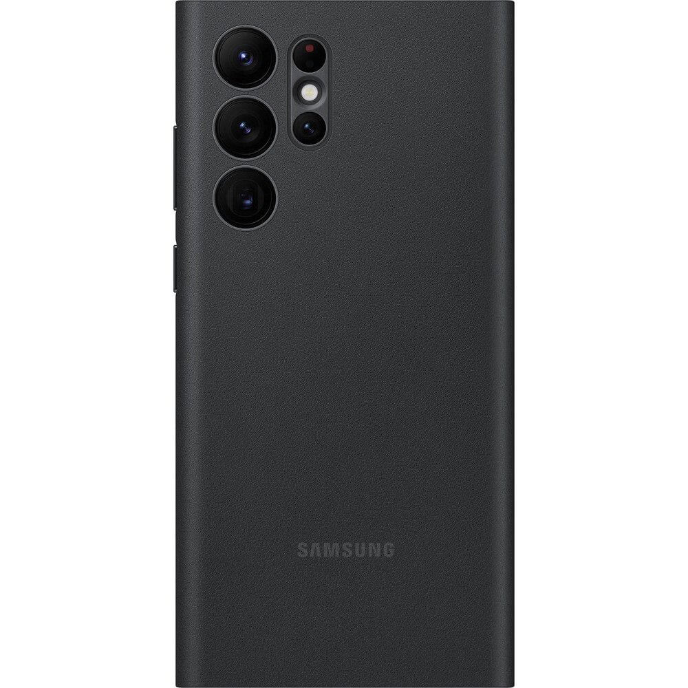 Оригинален Активен Калъф за Samsung S22 Ultra, Led View Cover Book Case EF-NS908PBE, Черен (2)