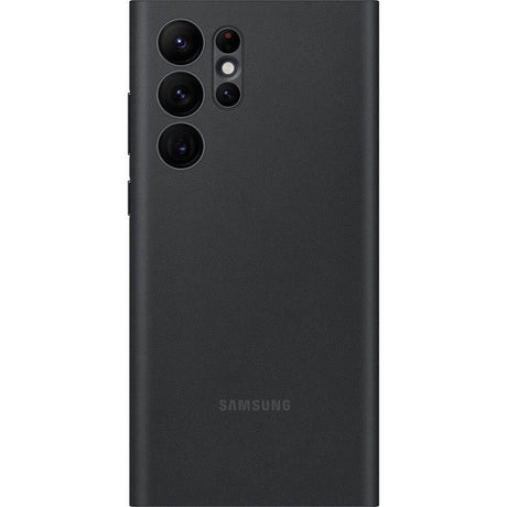 Оригинален Активен Калъф за Samsung S22 Ultra, Led View Cover Book Case EF-NS908PBE, Черен (2)