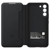 Оригинален Активен Калъф за Samsung S22 Plus, Led View Cover Book Case EF-NS906PBEGEE, Черен (5)