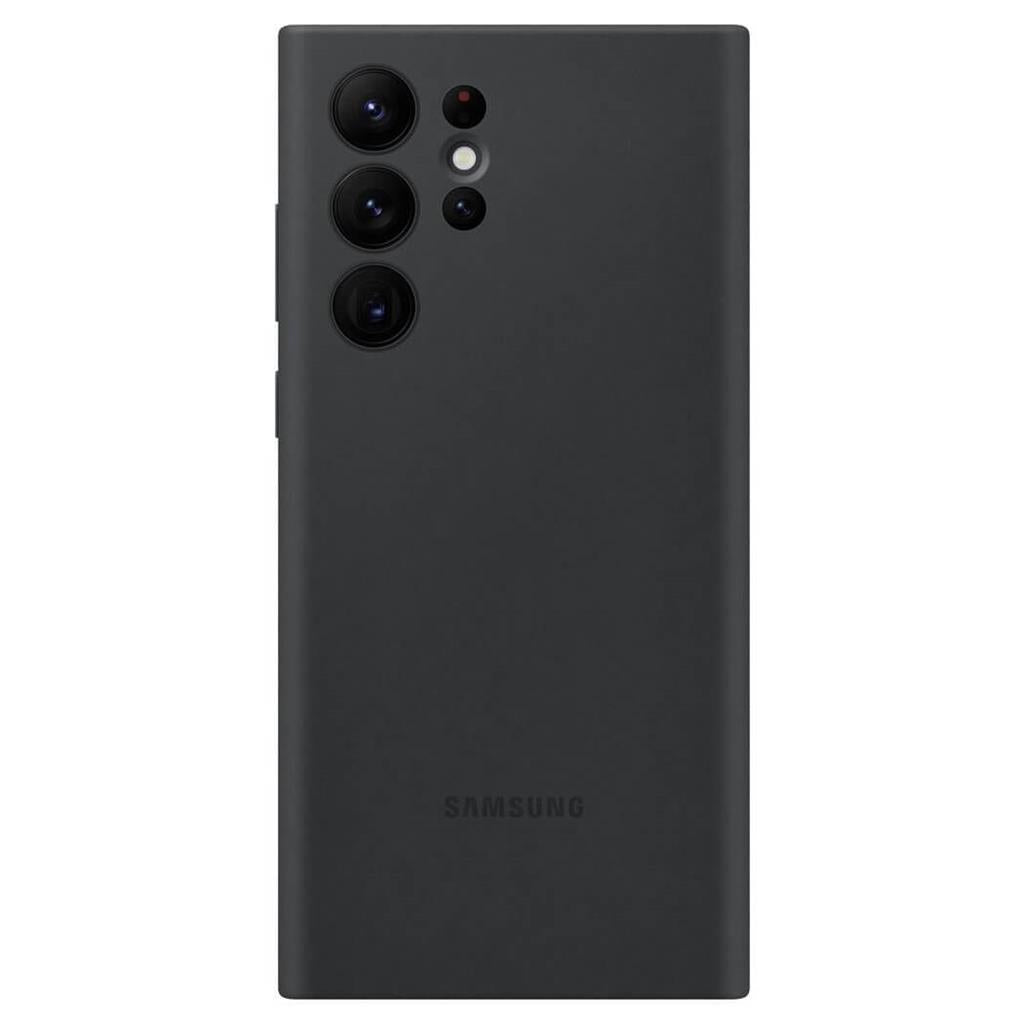 Оригинален Силиконов Калъф за Samsung S22 Ultra, Silicone Cover Case EF-PS908TBE, Черен