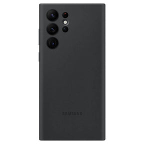 Оригинален Силиконов Калъф за Samsung S22 Ultra, Silicone Cover Case EF-PS908TBE, Черен
