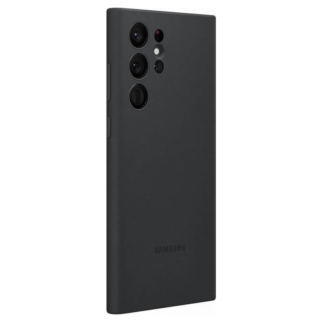 Оригинален Силиконов Калъф за Samsung S22 Ultra, Silicone Cover Case EF-PS908TBE, Черен (3)