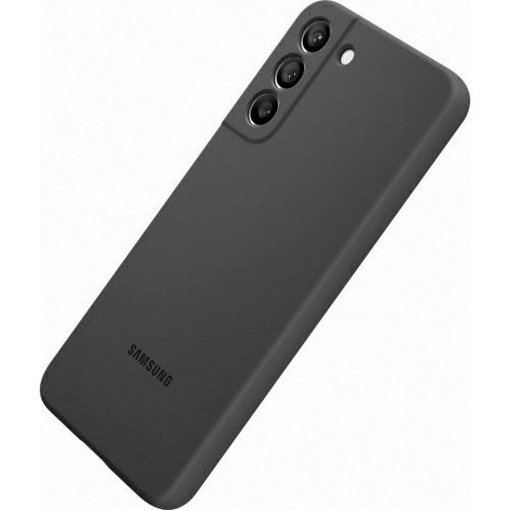 Оригинален Силиконов Калъф за Samsung S22, Silicone Cover Case EF-PS901TBE, Черен (3)