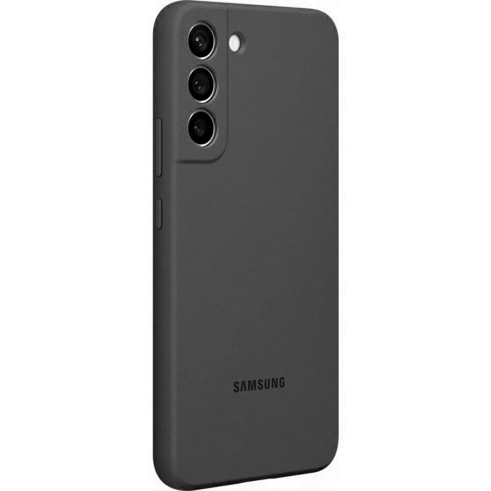 Оригинален Силиконов Калъф за Samsung S22, Silicone Cover Case EF-PS901TBE, Черен (5)