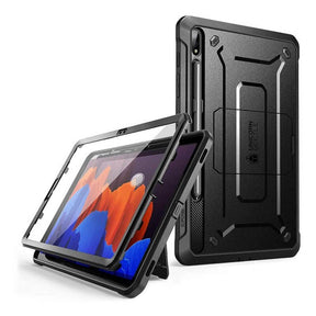 Противоударен Калъф за Samsung Tab S8 Plus/ S7 Plus/ S7 FE, Supcase Unicorn Beetle Case, Черен