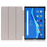 Калъф за Lenovo Tab M10 Plus 10.3, Tri-Fold Leather Case, Розов (4)