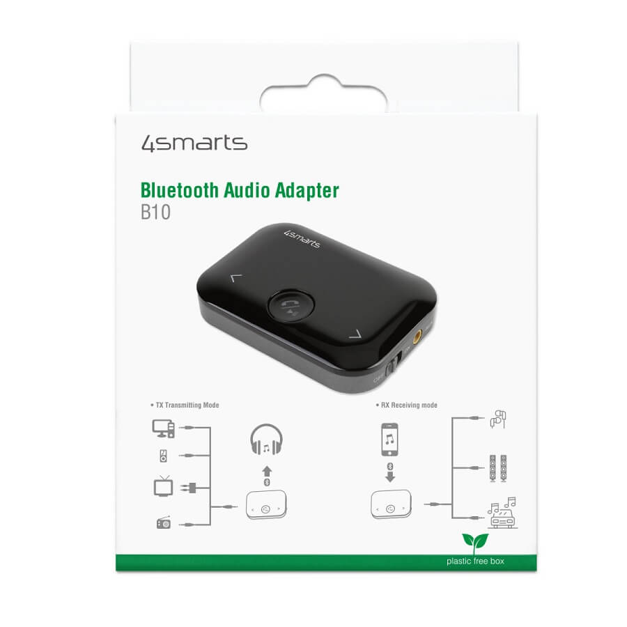 Безжичен Аудио Трансмитер, 4Smarts Bluetooth Adapter, Черен (7)