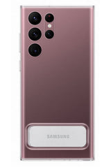 Оригинален Калъф за Samsung S22 Ultra, Clear Standing Cover Case EF-JS908CTE, Прозрачен (2)
