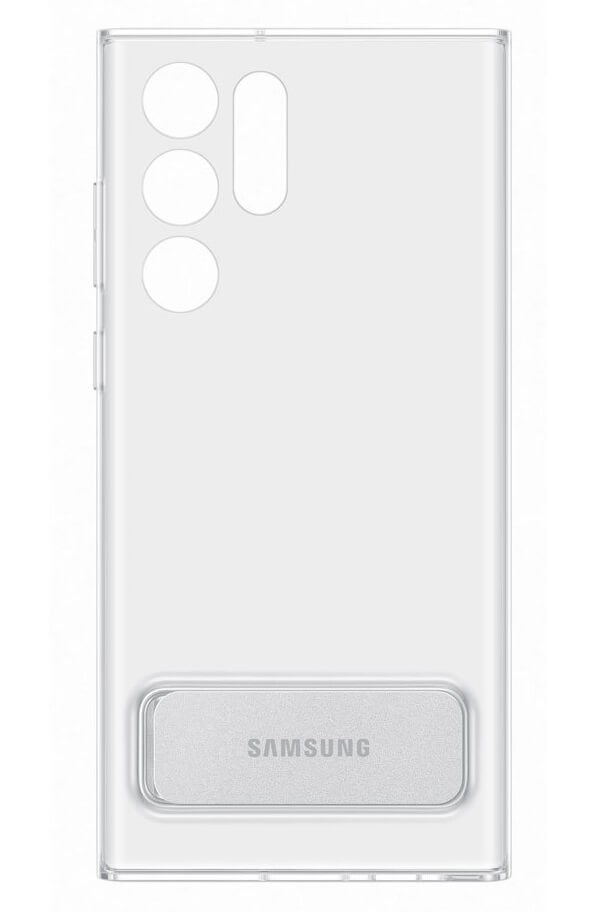 Оригинален Калъф за Samsung S22 Ultra, Clear Standing Cover Case EF-JS908CTE, Прозрачен