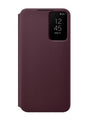 Оригинален Активен Калъф за Samsung S22 Plus Clear View Cover Book Case EF-ZS906CEEGEE, Бордо