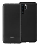 Оригинален Кожен Калъф за Huawei P30 Pro Wallet Book Case, Черен (2)