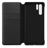 Оригинален Кожен Калъф за Huawei P30 Pro Wallet Book Case, Черен (4)