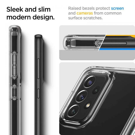Противоударен Калъф за Samsung A33, Spigen Ultra Hybrid Case, Прозрачен (3)