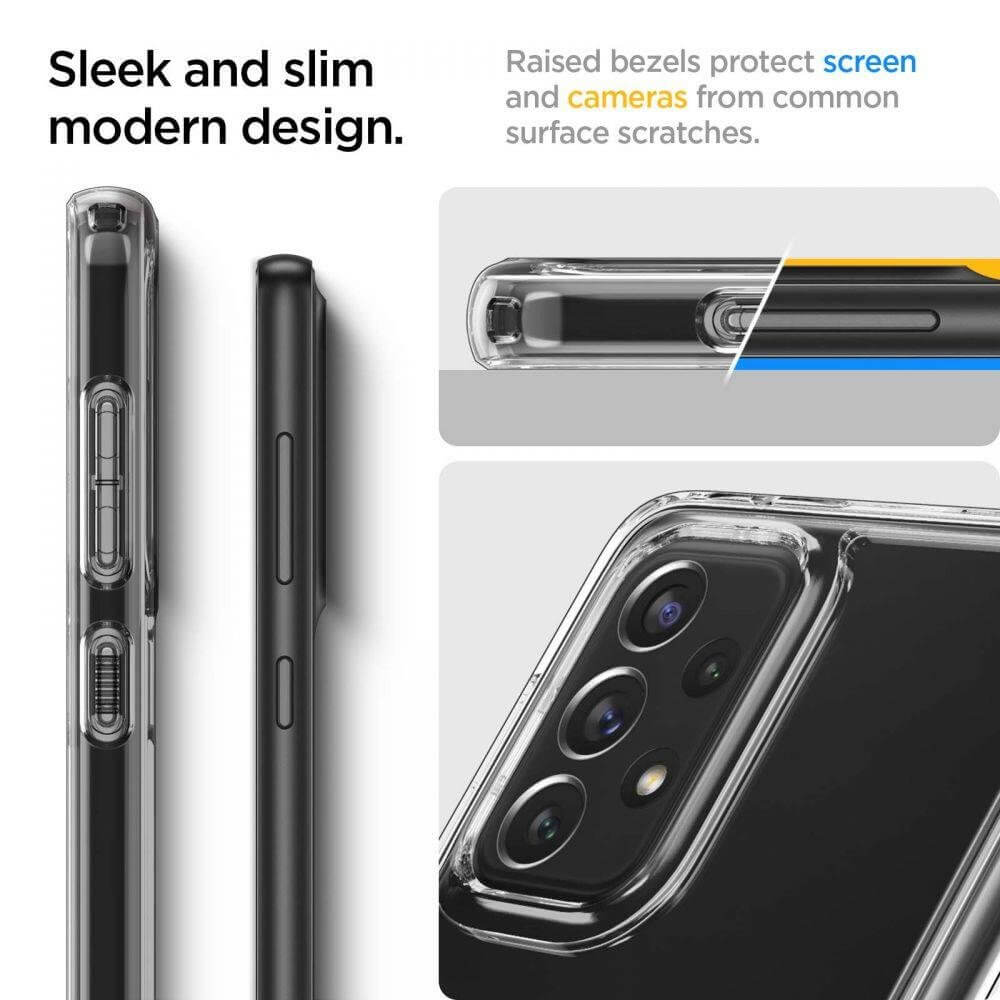 Противоударен Калъф за Samsung A33, Spigen Ultra Hybrid Case, Прозрачен (5)