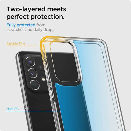Противоударен Калъф за Samsung A33, Spigen Ultra Hybrid Case, Прозрачен (4)