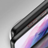 Калъф с Текстилен Ефект за Samsung S22, Dux Ducis Fino Case, Черен (5)