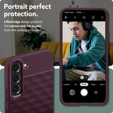 Противоударен Калъф за Samsung S22 Plus, Spigen Caseology Parallax, Бордо (6)