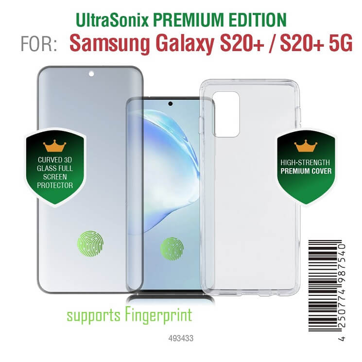 Калъф 360° за Samsung S20, 4Smarts Premium Set Case, Прозрачен (3)