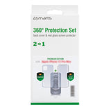 Калъф 360° за Samsung S20, 4Smarts Premium Set Case, Прозрачен (2)