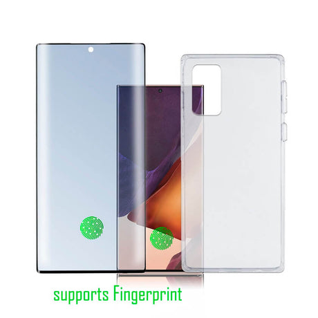 Калъф 360° за Samsung Note 20 Ultra, 4Smarts Premium Set Case, Прозрачен