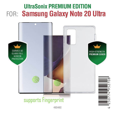 Калъф 360° за Samsung Note 20 Ultra, 4Smarts Premium Set Case, Прозрачен (2)