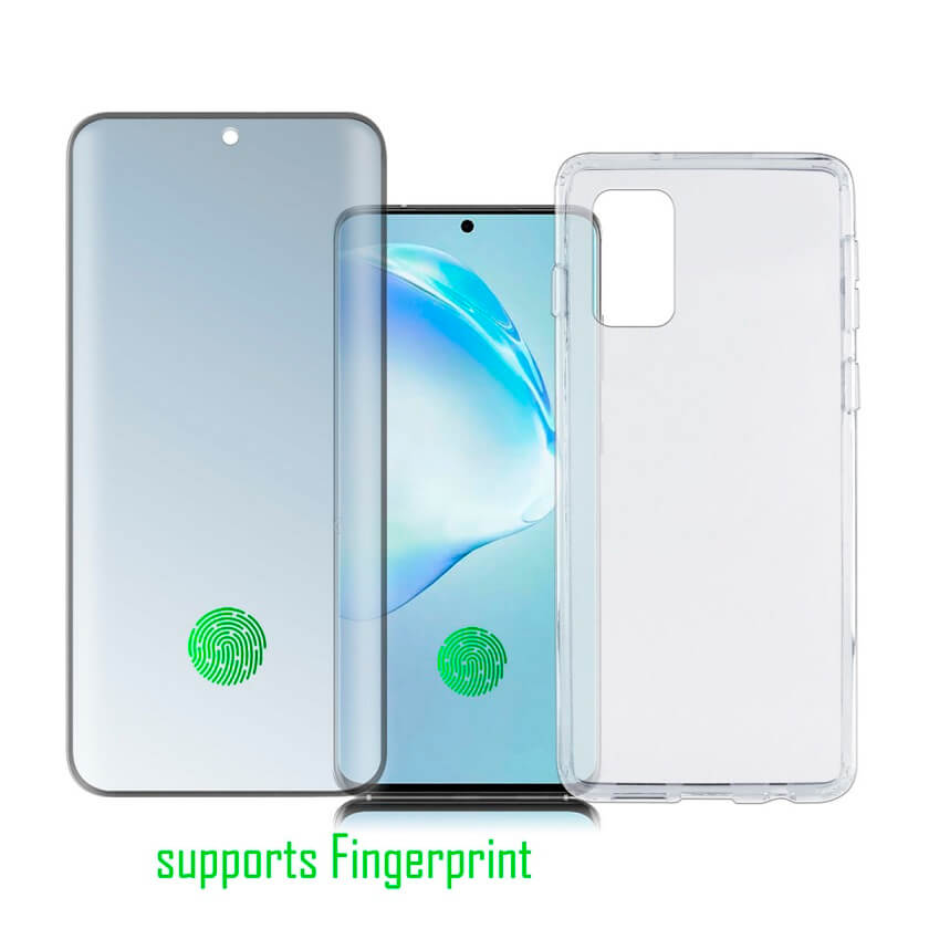 Калъф 360° за Samsung S20, 4Smarts Premium Set Case, Прозрачен