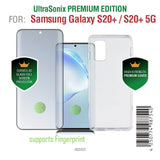 Калъф 360° за Samsung S20 Plus, 4Smarts Premium Set Case, Прозрачен (3)