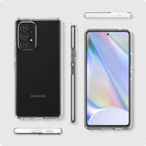 Противоударен Силиконов Калъф за Samsung A53, Spigen Liquid Crystal Case, Прозрачен (4)