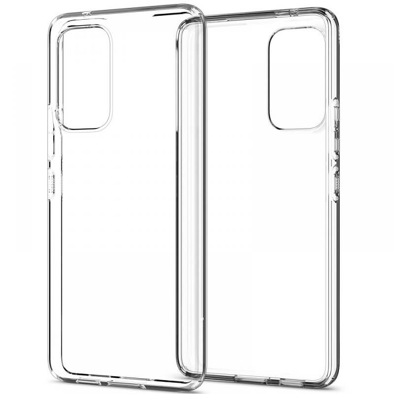 Противоударен Силиконов Калъф за Samsung A53, Spigen Liquid Crystal Case, Прозрачен