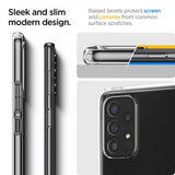 Противоударен Силиконов Калъф за Samsung A53, Spigen Liquid Crystal Case, Прозрачен (6)