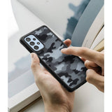 Противоударен Калъф за Samsung A53, Ringke Fusion Matte Camo, Черен (2)