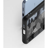 Противоударен Калъф за Samsung A53, Ringke Fusion Matte Camo, Черен (4)
