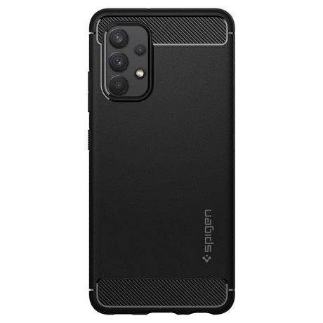 Противоударен Калъф за Samsung A53, Spigen Rugged Armor Case, Черен (2)