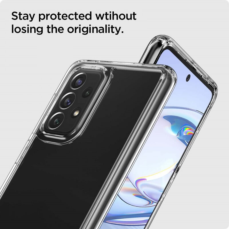 Противоударен Калъф за Samsung A53, Spigen Ultra Hybrid Case, Прозрачен (4)