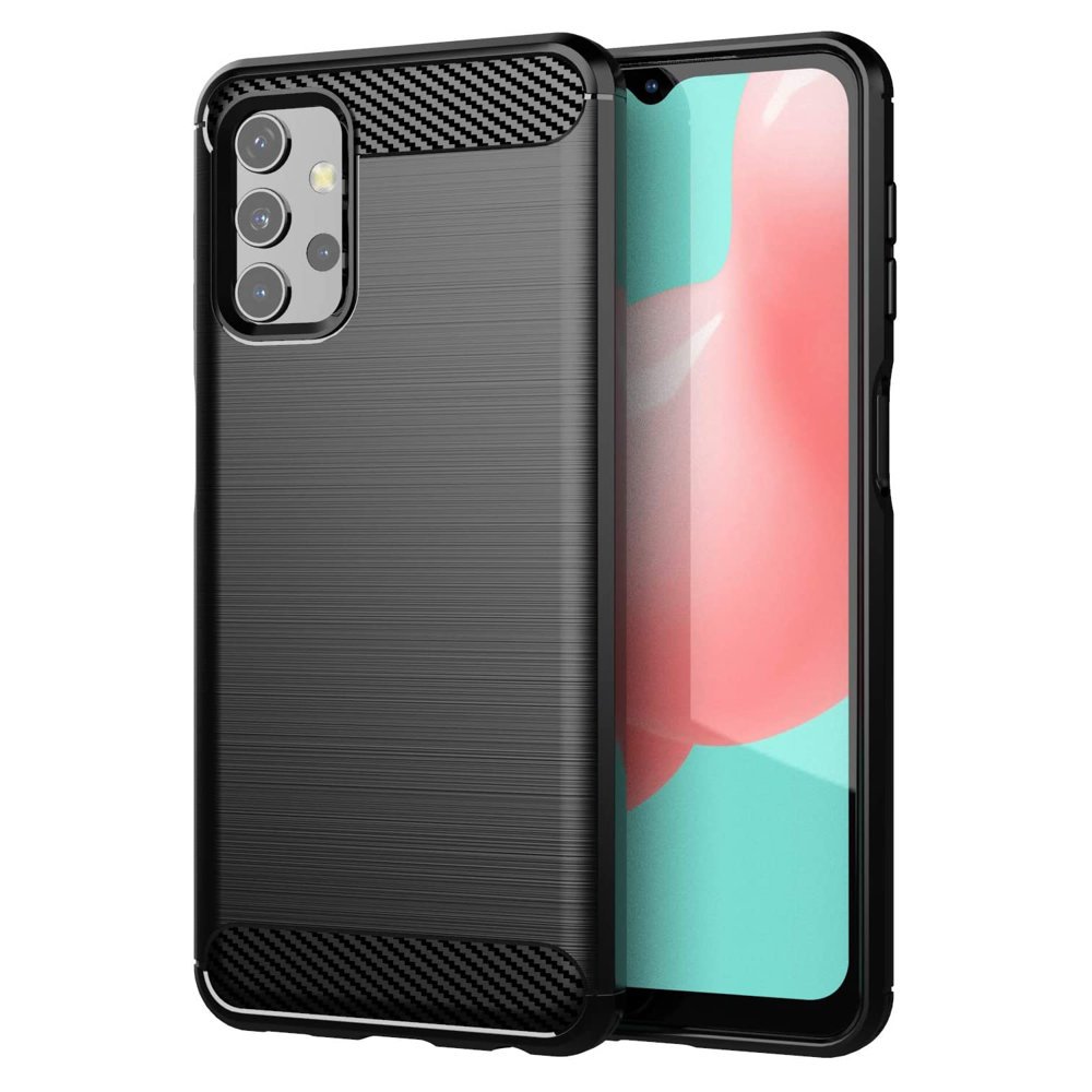 Противоударен Калъф за Samsung A53, Forcell Carbon Case, Черен