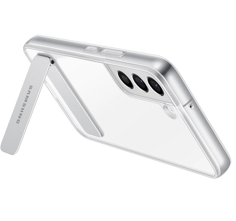 Оригинален Калъф за Samsung S22, Clear Standing Cover Case EF-JS901CTE, Прозрачен (3)