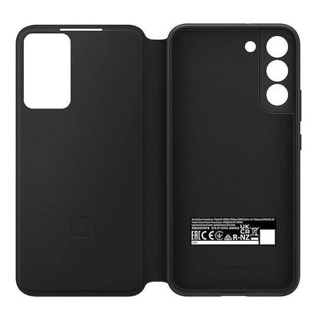 Оригинален Активен Калъф за Samsung S22 Plus Clear View Cover Book Case EF-ZS906CBE, Черен (5)