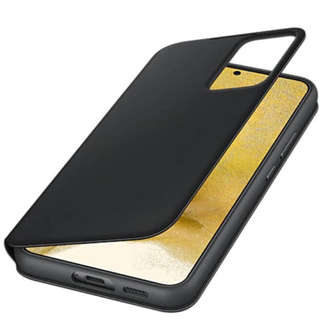 Оригинален Активен Калъф за Samsung S22 Plus Clear View Cover Book Case EF-ZS906CBE, Черен (2)
