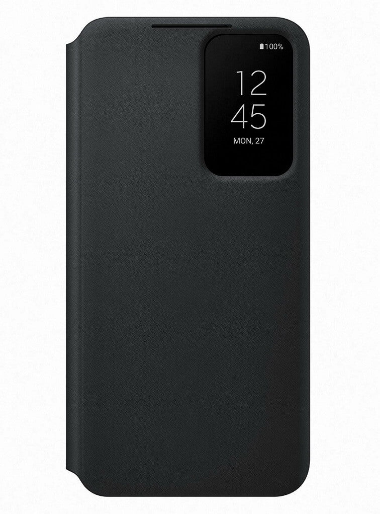 Оригинален Активен Калъф за Samsung S22 Clear View Cover Book Case EF-ZS901CBE, Черен
