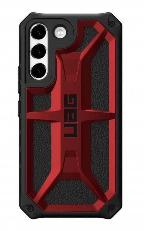 Противоударен Калъф за Samsung S22 Plus, UAG Monarch Case, Червен