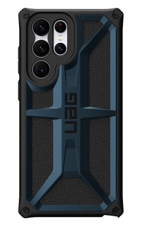 Противоударен Калъф за Samsung S22 Ultra, UAG Monarch Case, Син