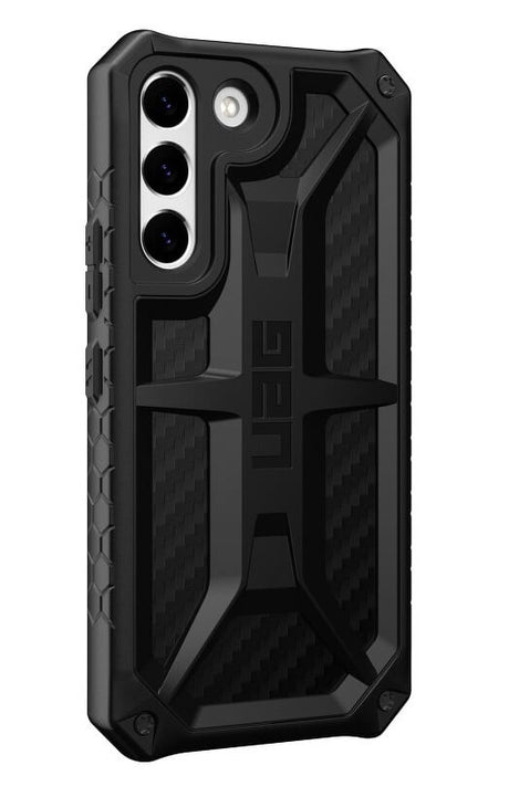 Противоударен Калъф за Samsung S22 Plus, UAG Monarch Carbon Fiber Case, Черен (2)