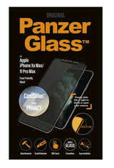 Privacy Протектор с Selfie Плъзгач за iPhone 11 Pro/XS Max, PanzerGlass Camslider, Черен