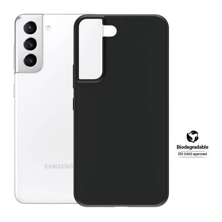 Био Калъф за Samsung S22 Plus, Panzer Biodegradable Case, Черен