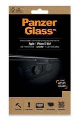 Privacy Протектор с Selfie Плъзгач за iPhone 13 Mini, PanzerGlass Camslider, Черен