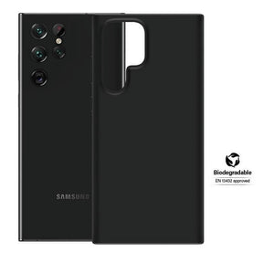 Био Калъф за Samsung S22 Ultra, Panzer Biodegradable Case, Черен