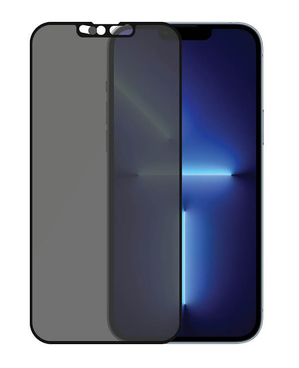 Privacy Протектор с Selfie Плъзгач за iPhone 13 Mini, PanzerGlass Camslider, Черен (2)