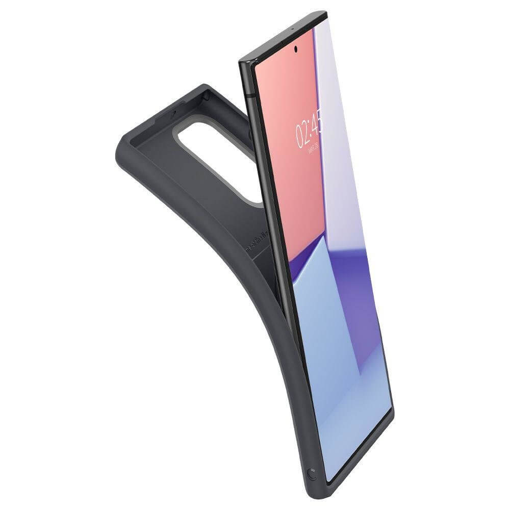 Силиконов Калъф за Samsung S22 Ultra, Spigen Cyrill Brick Color Case, Сив (5)